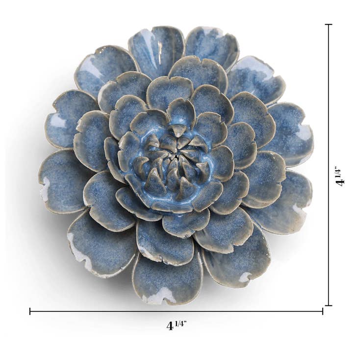 Chive - Wholesale Wall Accent - Fancy Blue Fiesta Marigold Table Top Decoration Boho2