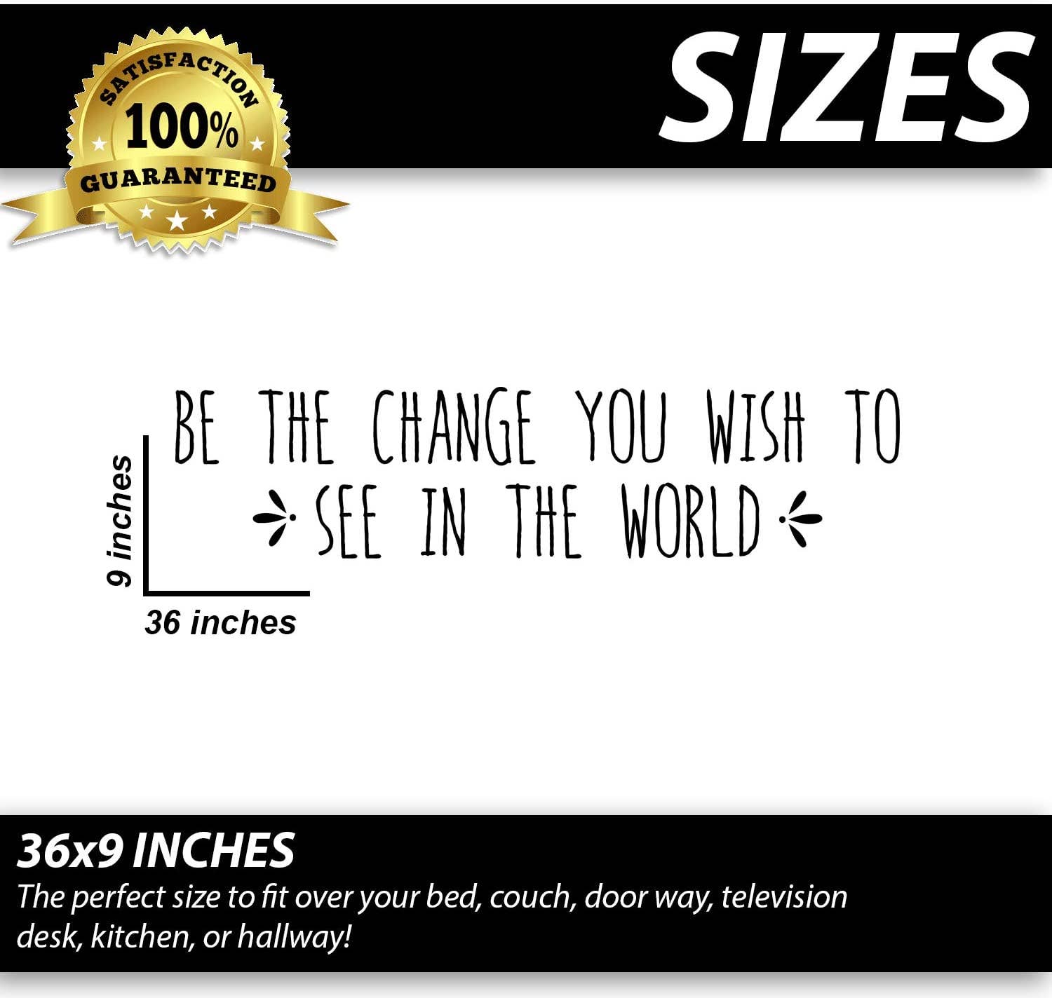 My Vinyl Story - Vente Autocollant mural - Sticker mural Gandhi3