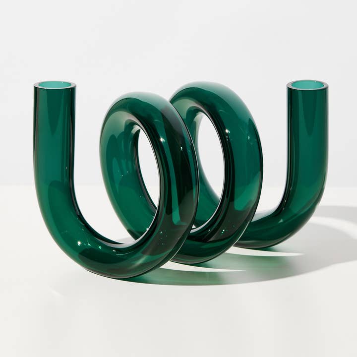 CURLY VASE IN TEAL for wholesale by House of Nunu