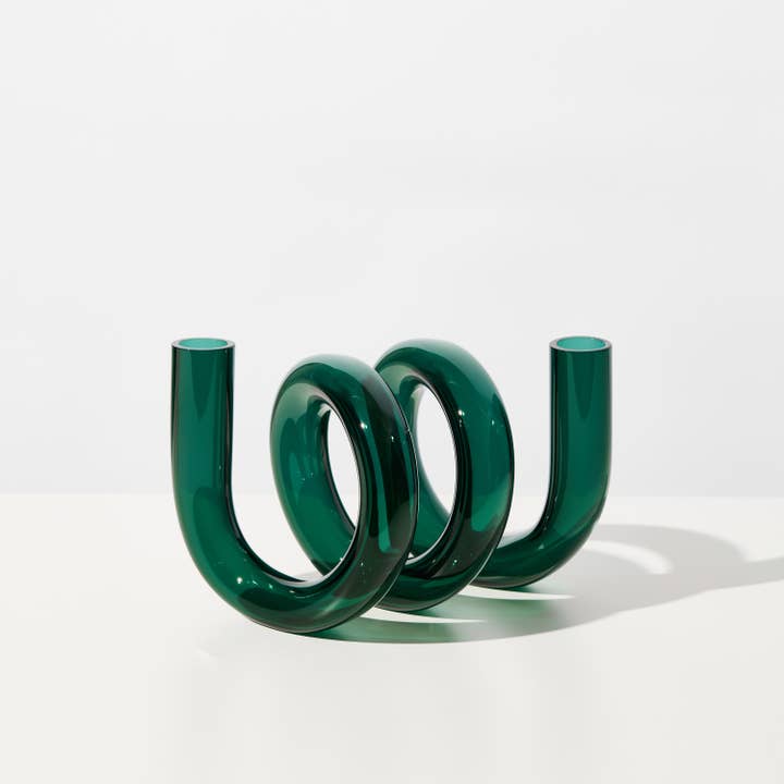 JARRÓN RIZADO EN VERDE AZULADO para venta al por mayor de House of Nunu