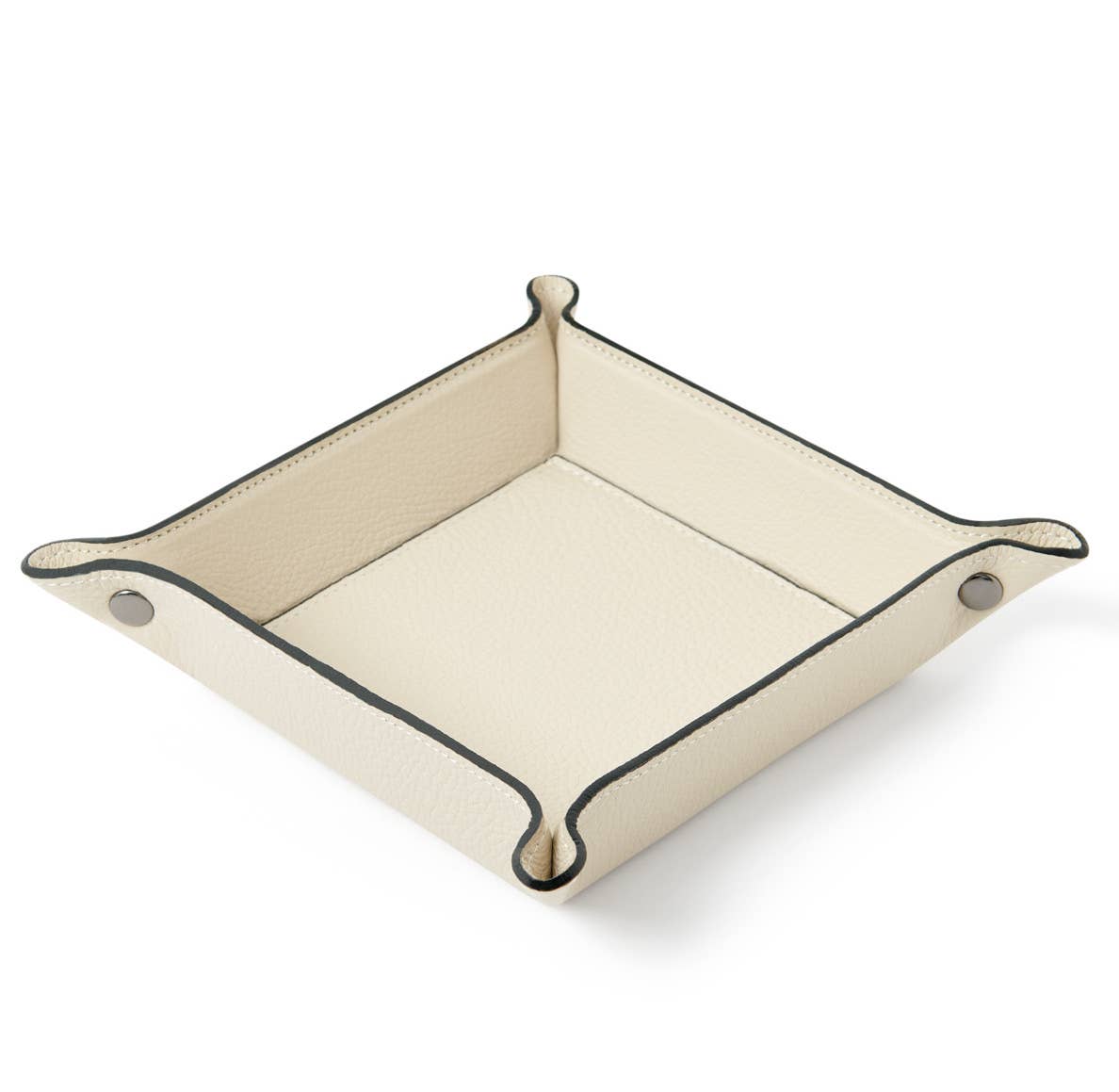 MONTTE DI JINNE - Wholesale Decorative Tray - Italian Handmade Genuine Leather Valet Tray5