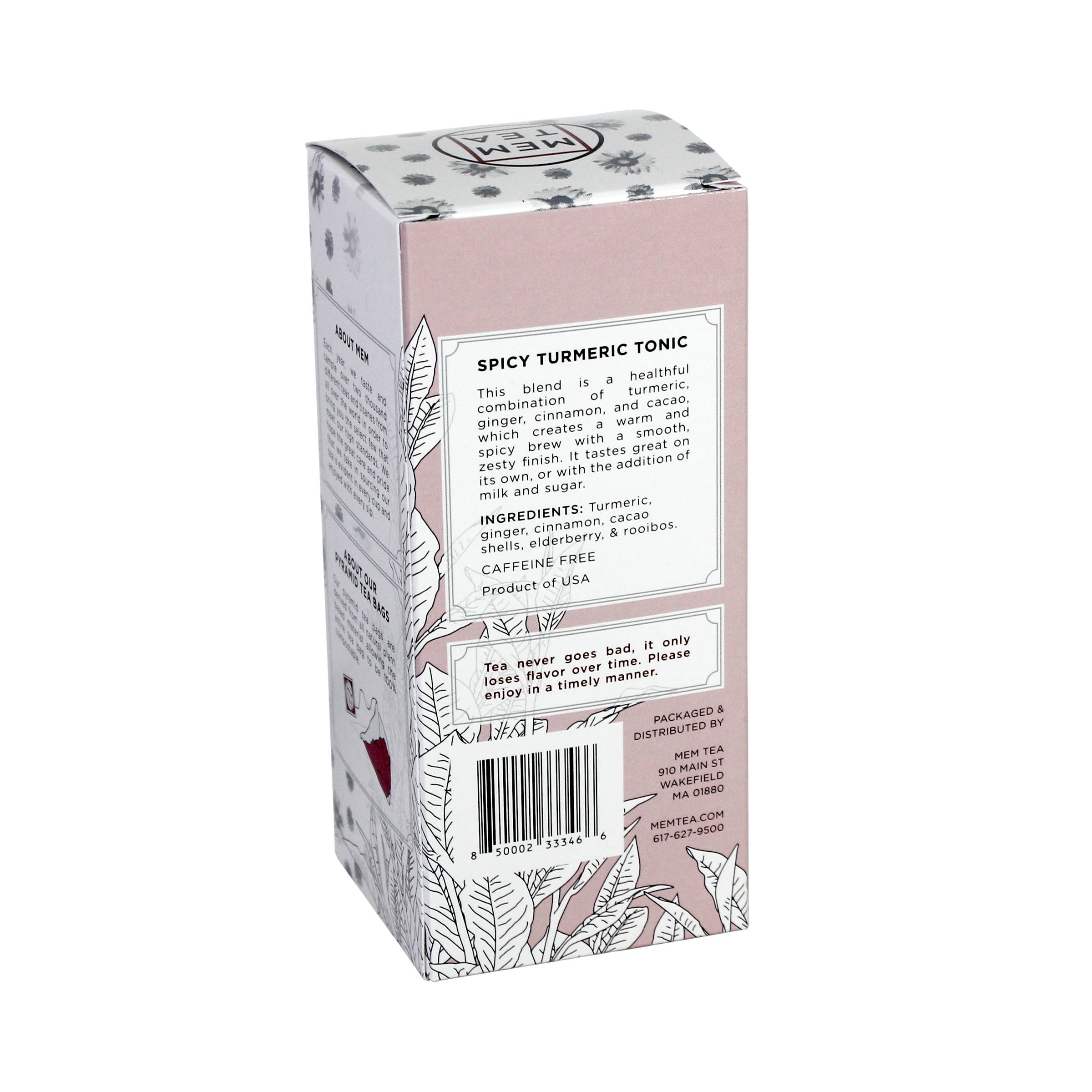 Mem Tea - Wholesale Tea bags - Spicy Turmeric Tonic4