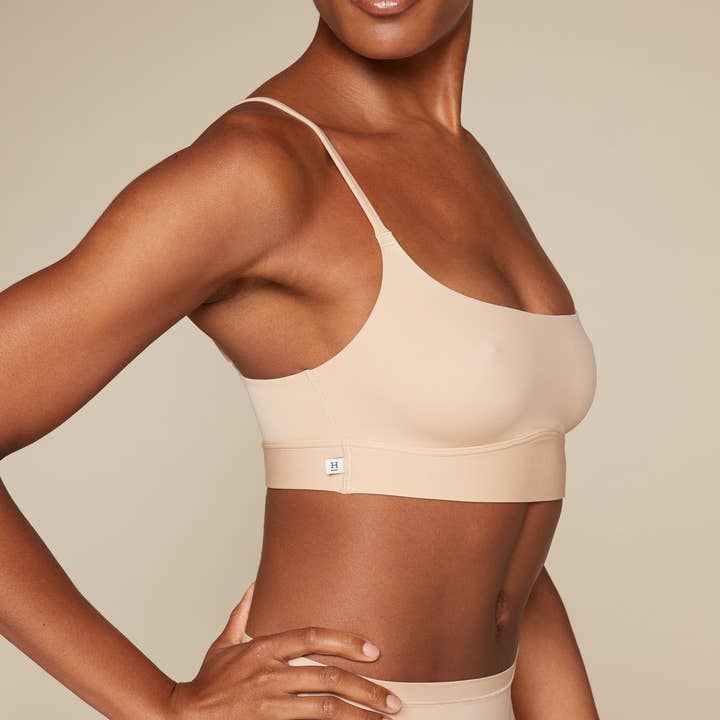 Bliss Scoop Bralette - Beige for wholesale on Faire