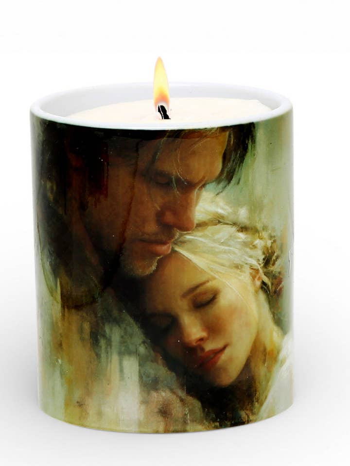 SUBLIMART: „Zarte Vereinigung“ Sojawachskerze für den Großhandel von SublimArt