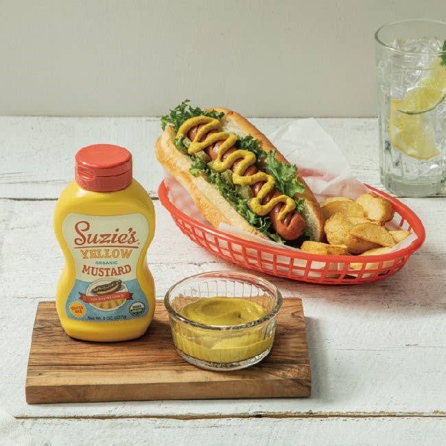 Suzie's Organics and More - Wholesale Mustard - Suzie's Organic Yellow Mustard- 20oz1