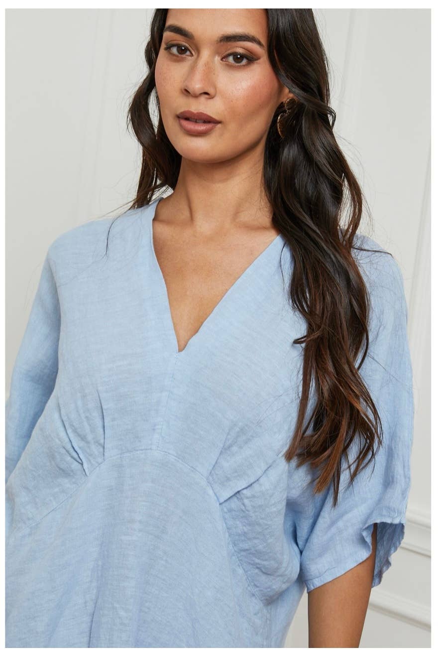 LÉA & LUC - Wholesale Dress - Women's - 100% linen dresses REF. 103035