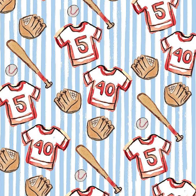 Baseball Minky Blanket for wholesale by Over the Moon Gift
