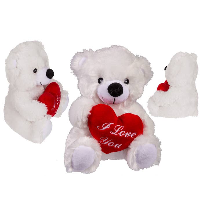 Out of the blue KG – wholesale Stuffed/plush toy – Kids & baby – Plush bear with red heart, I love you,