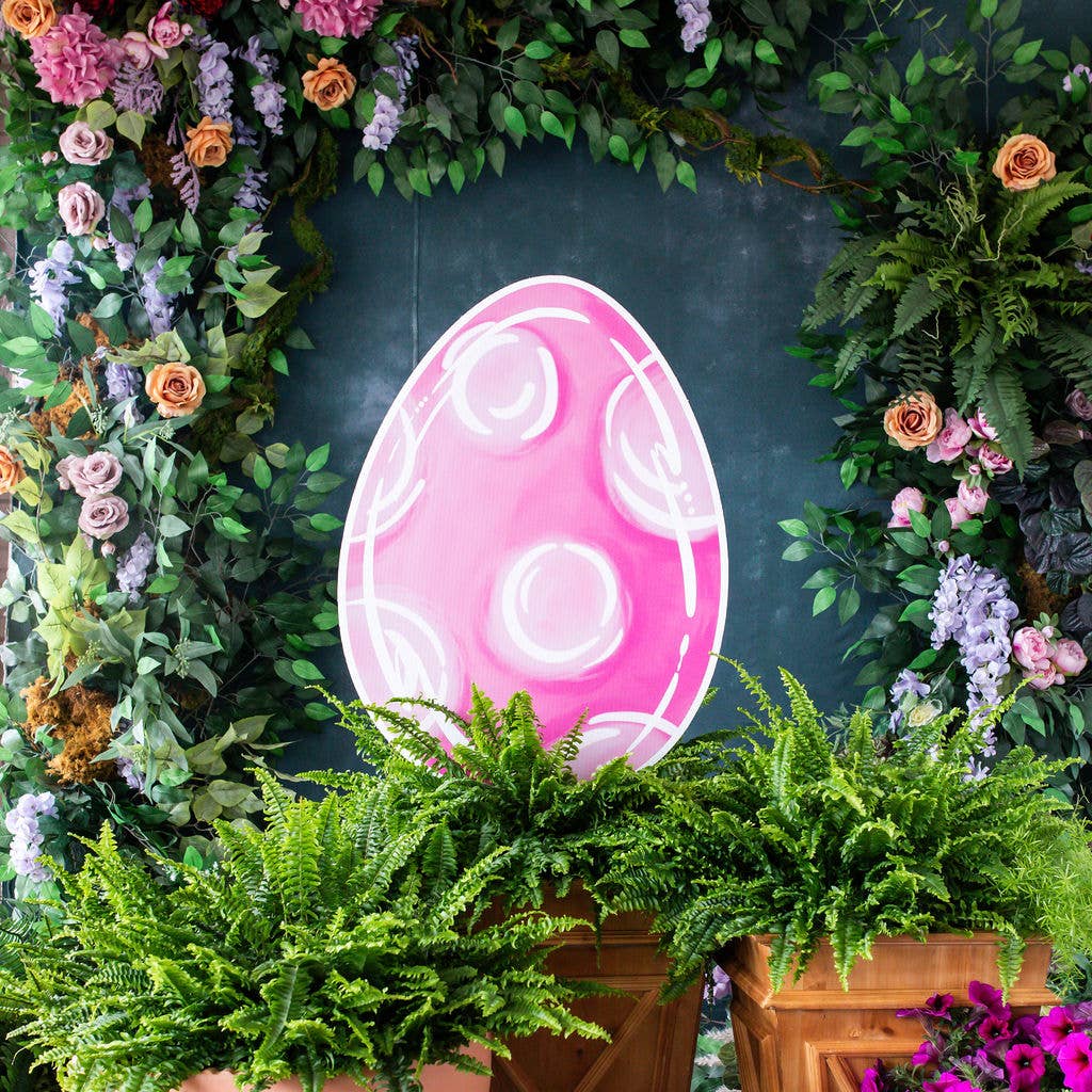 Songbird Grove Collection - Wholesale Garden/Lawn Stake - Artsy Easter Egg Garden Stakes Collection0