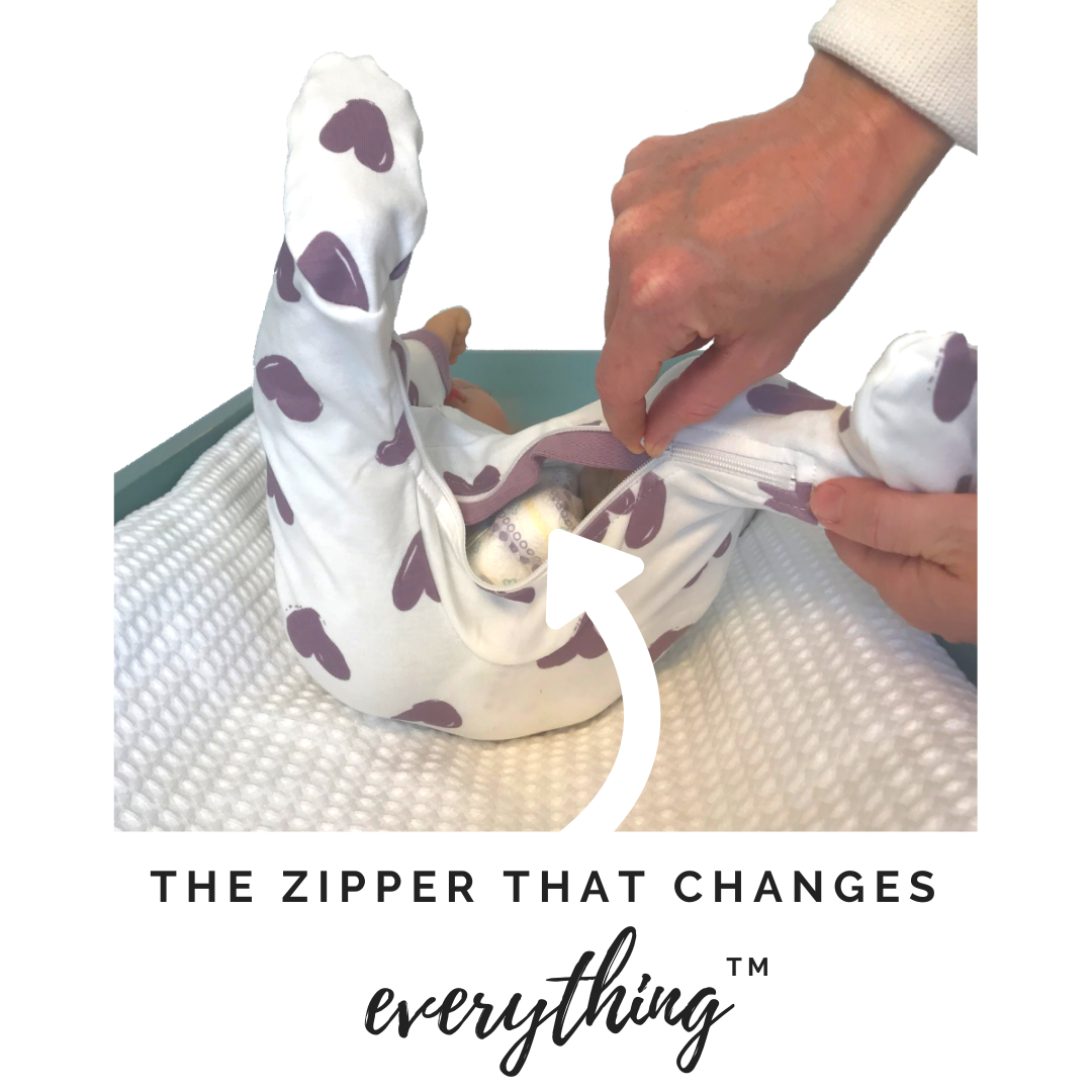 ZippyJamz - Wholesale Jumpsuit - Baby - Stole My Heart - Babysuit - Footed3