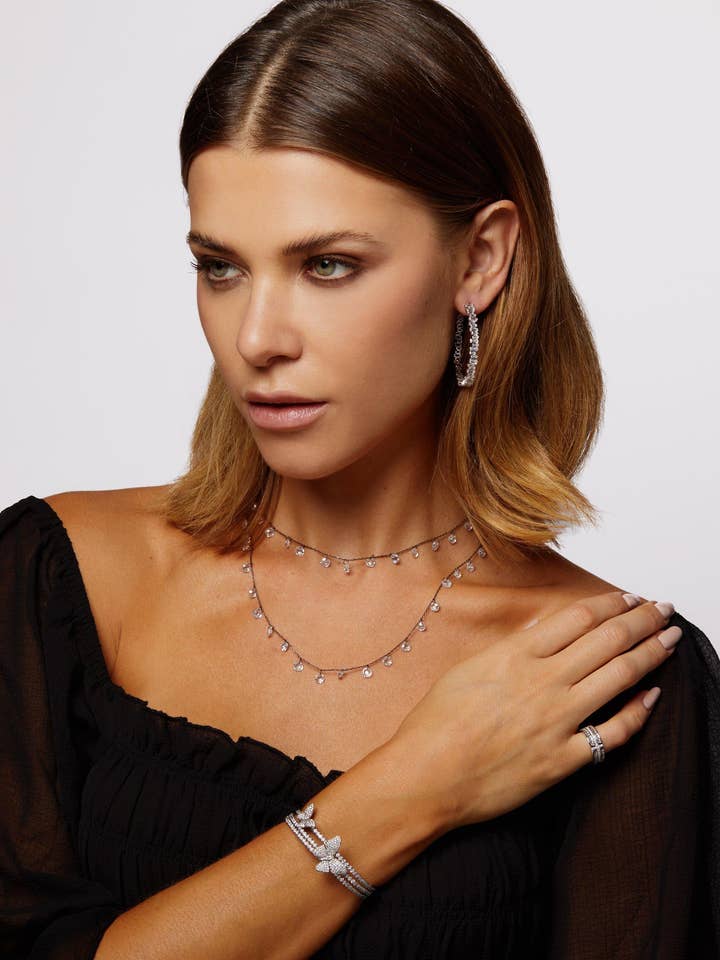 DAWN Butterfly Double Wrap Flexible bracelet for wholesale by Kosa Jewels