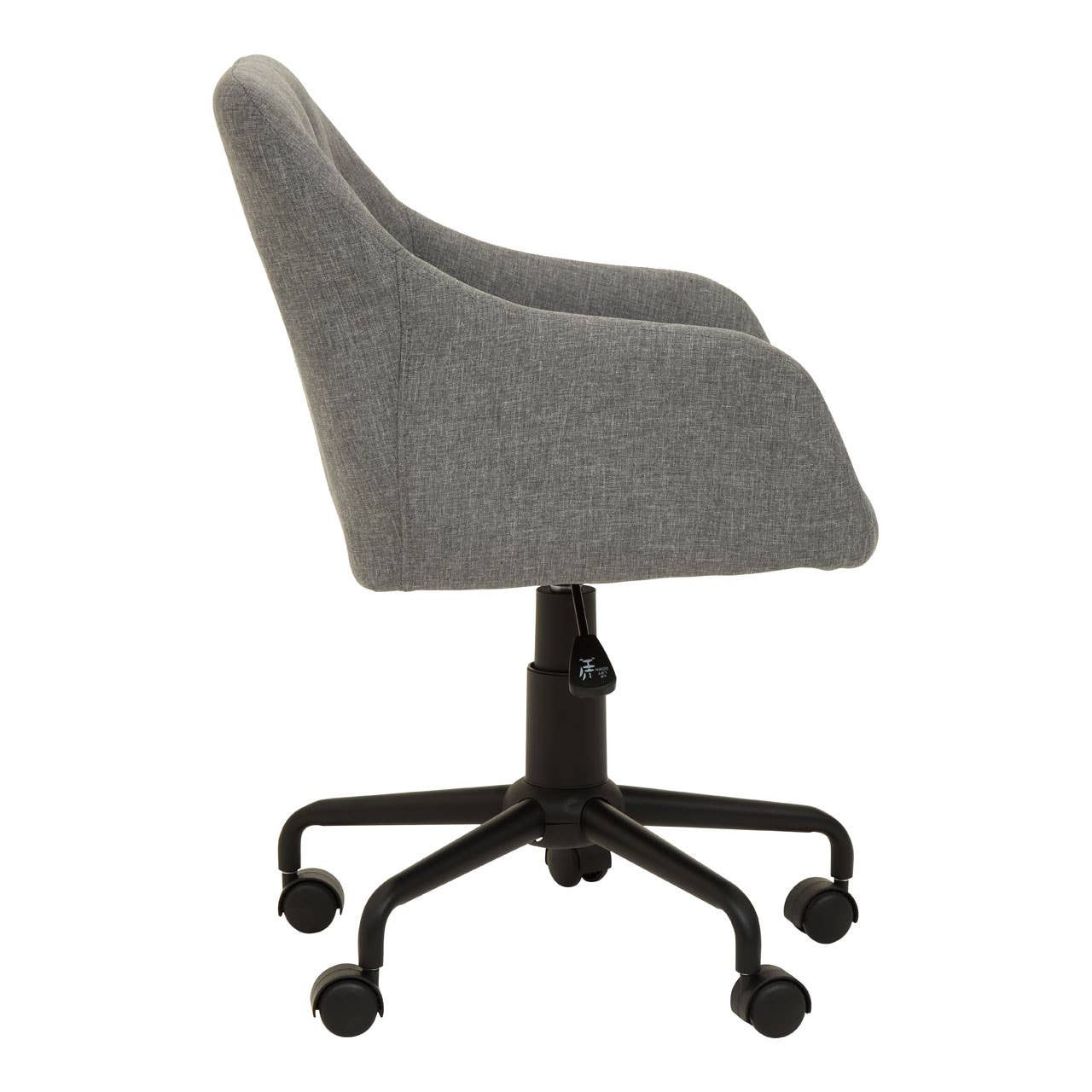 Interiors by Premier – wholesale Chair – Brent Tufted Grey And Black Home Office Chair3
