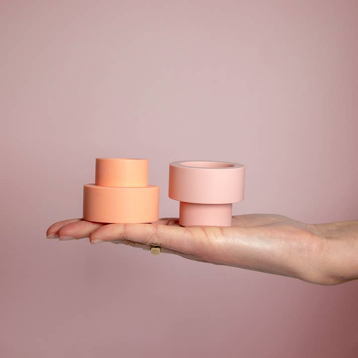 porter green | style + sustainability - Wholesale Candle holder - Peach + Petal |Flipp Sml| Silicone Unbreakable Candle Holder10
