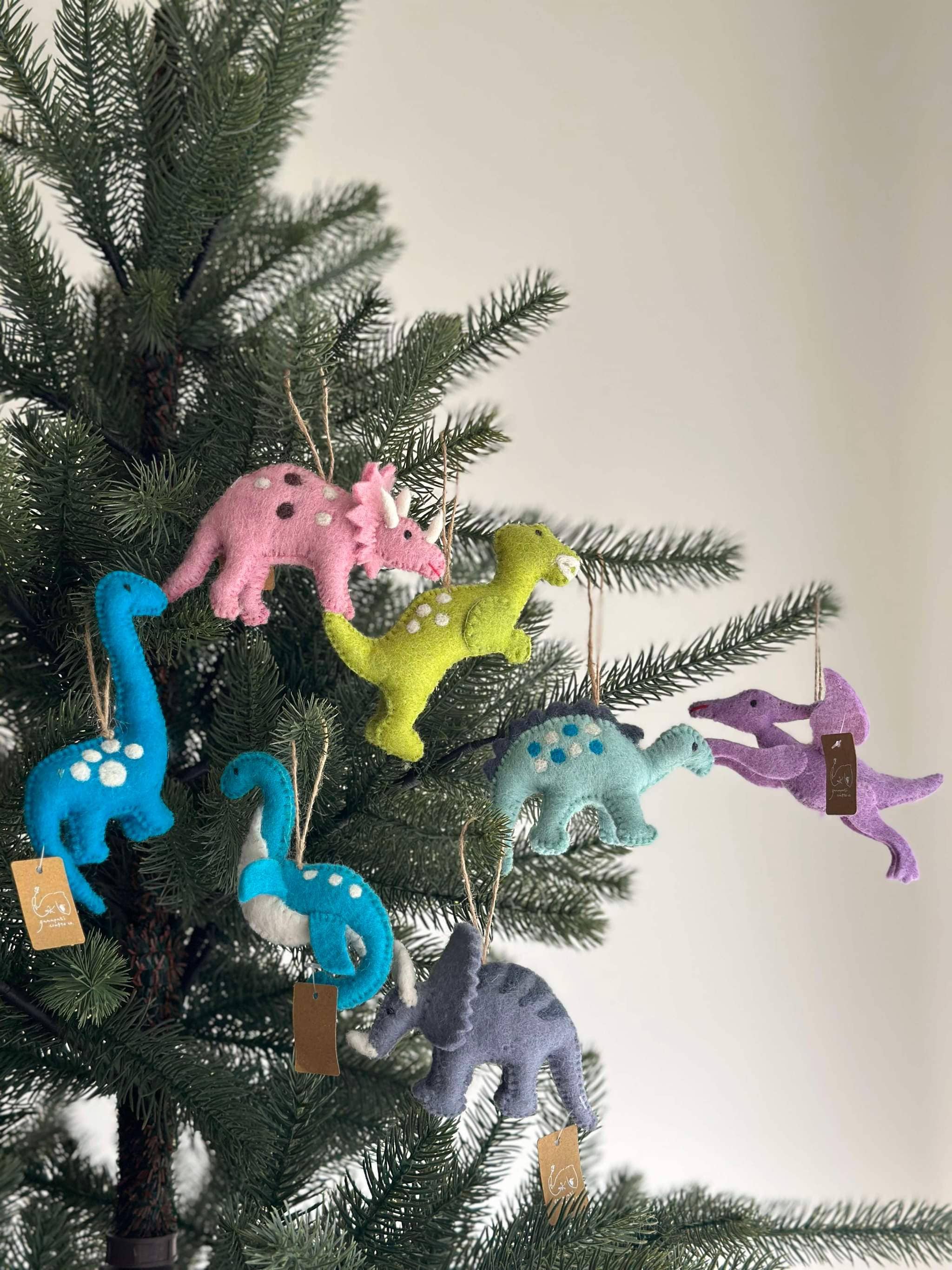 Ganapati - Wholesale Ornament Set - Felt Dinosaur Ornament - T-Rex1