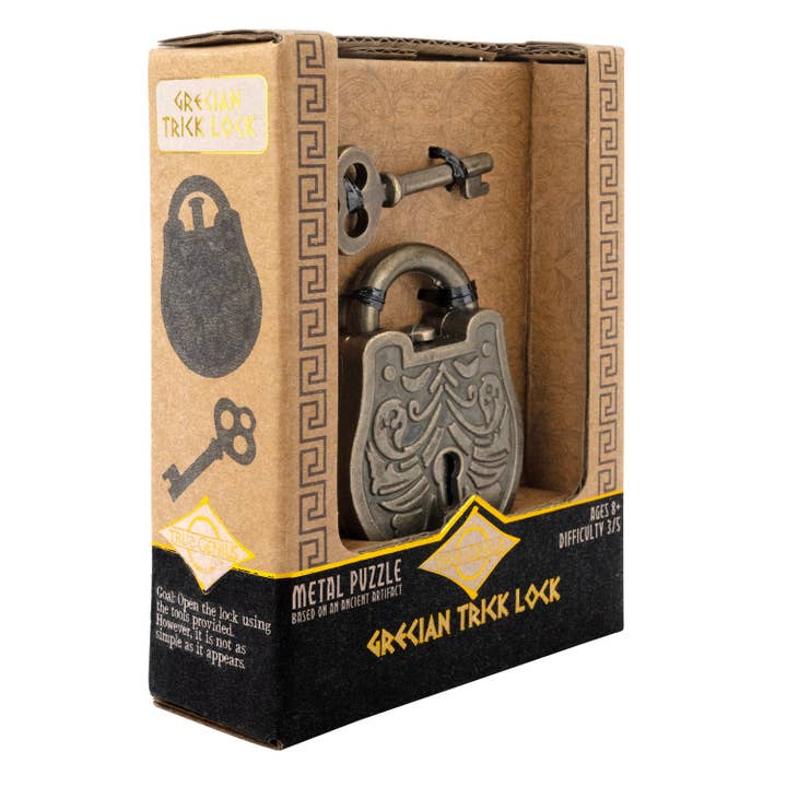 Project Genius - Wholesale Puzzle - Adult - True Genius Grecian Trick Lock Puzzle