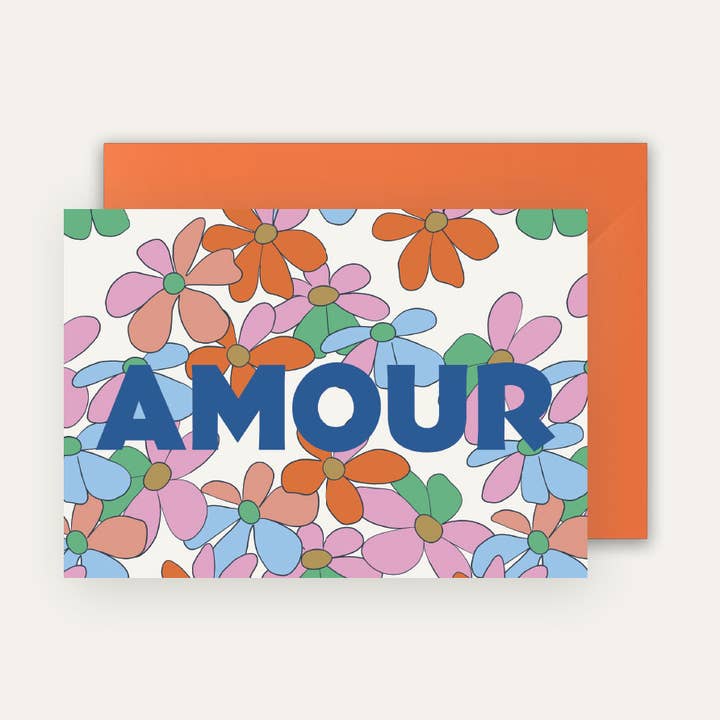 Kort KÄRLEK blommor för wholesale av Mariisoré