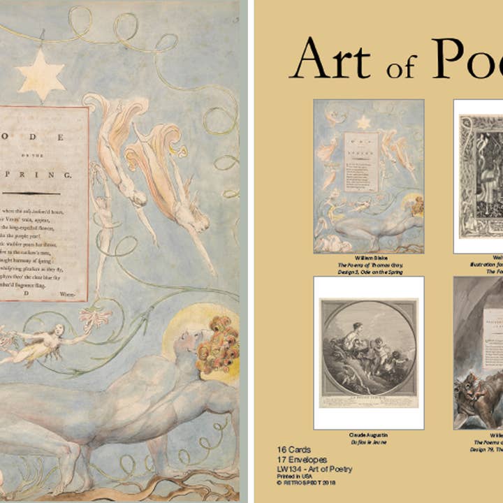 Art of Poetry Notecard - Boxed Set voor wholesale door The Retrospect Group Collection