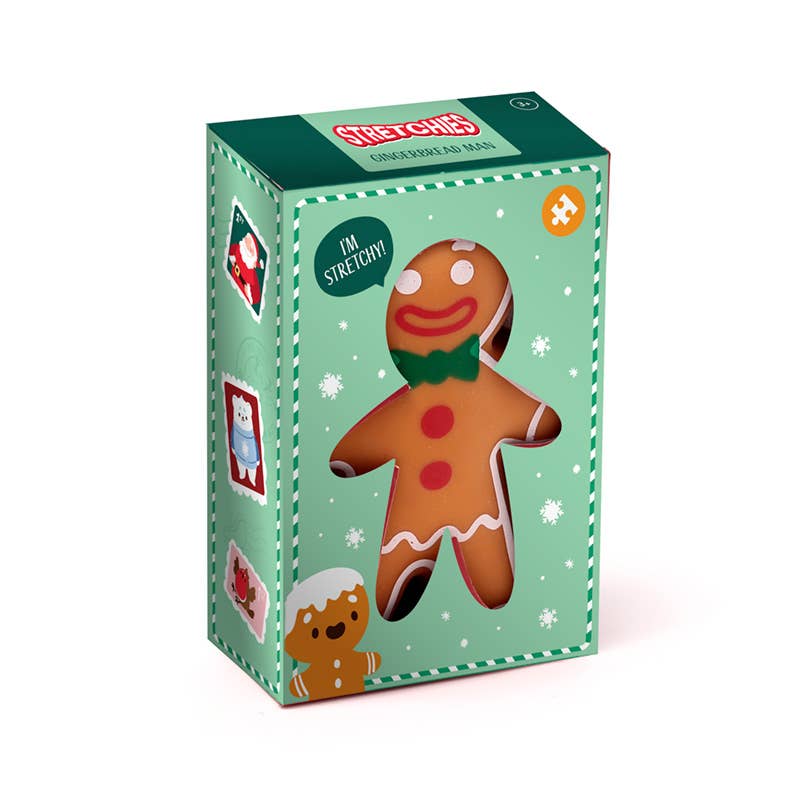 Puckator Ltd – wholesale Stress relief ball/dough – Stretchy Christmas Gingerbread Man Toy1