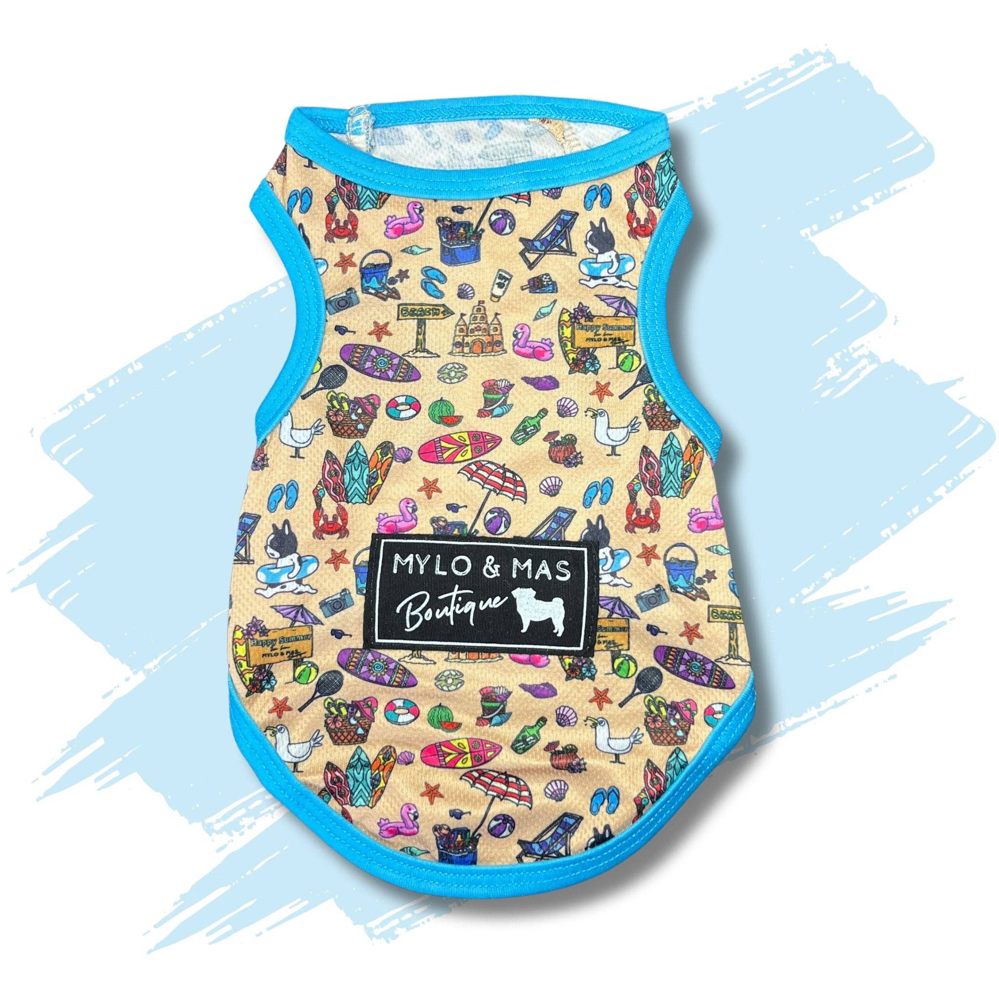 Mylo and Mas Boutique - Wholesale Pet Vest - Dog - Dog Cooling Vest - Sun of a Beach0