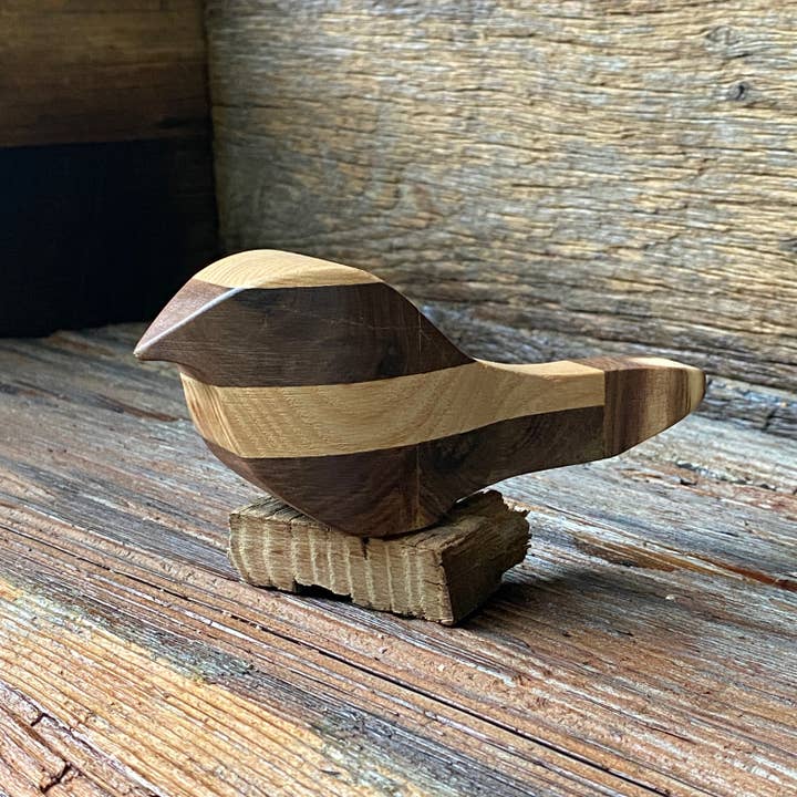 The Haven Woodshop - Wholesale Decorative Tabletop Object - Handcrafted Layered Wooden Birds5