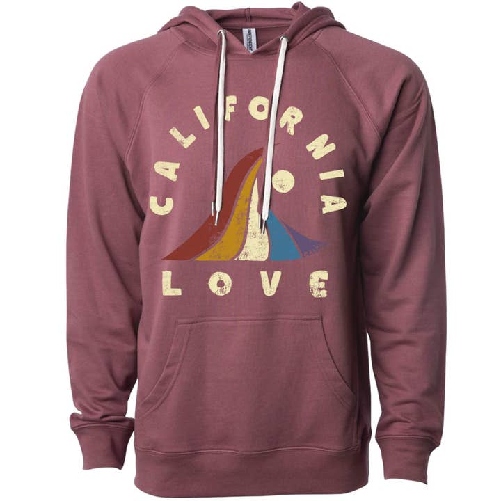 Wave California Love Pullover Hoodie for wholesale by State Bliss