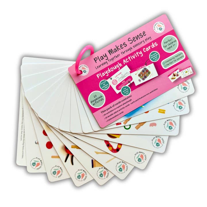 Playdough Activity Cards for wholesale by Play Makes Sense
