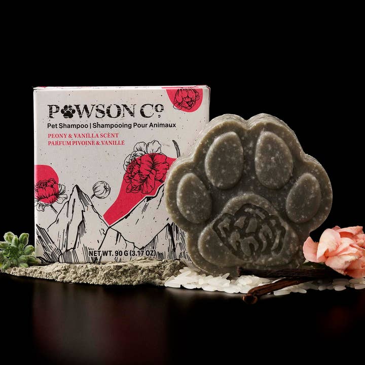 Barra de champú para mascotas | Pawson & Co | Peony Vanilla para venta al por mayor de Viori Beauty