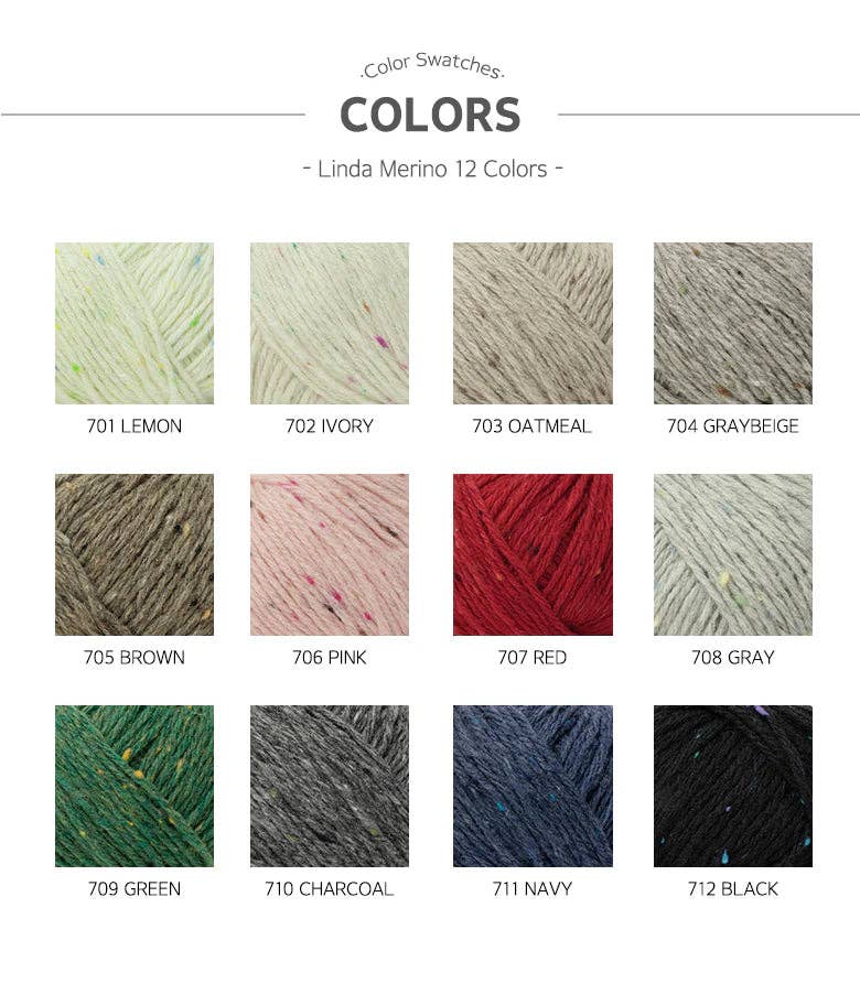 Luv Loop Craft - Wholesale Yarn - 65% Super Fine Wool - Linda Merino 5g (Only available on Faire - Pre-Order)7