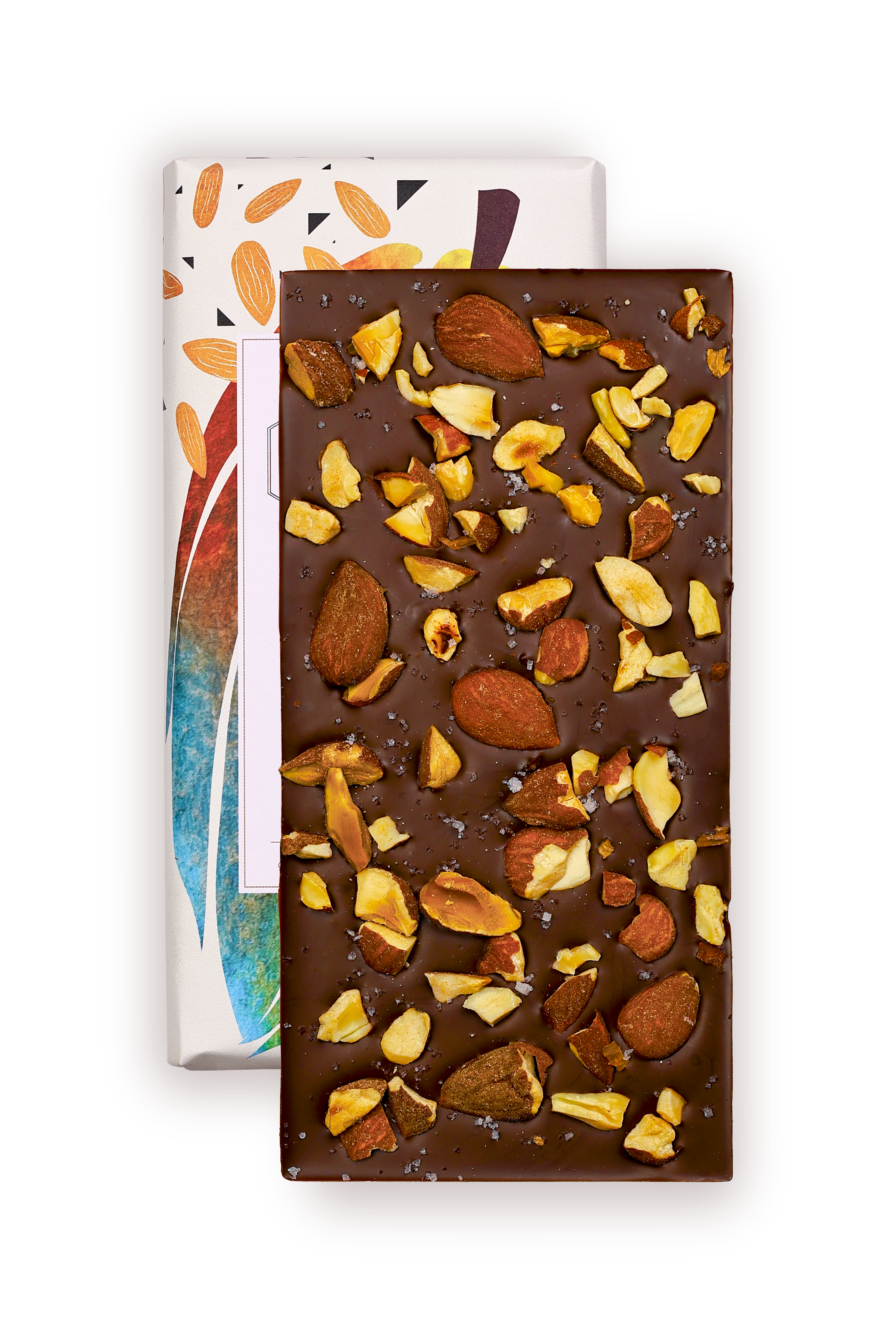 HERIO - Wholesale Chocolate - ORGANIC CHOCOLATE BAR WITH FLEUR DE SEL & ROASTED ALMONDS1