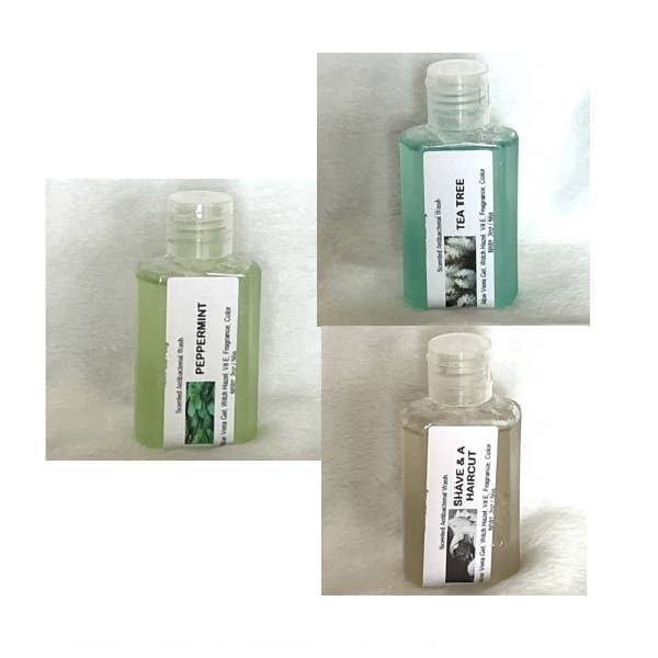 HAND SANITIZER - Peppermint, Tea Tree, Shave & A Haircut for wholesale by Sweet Scent