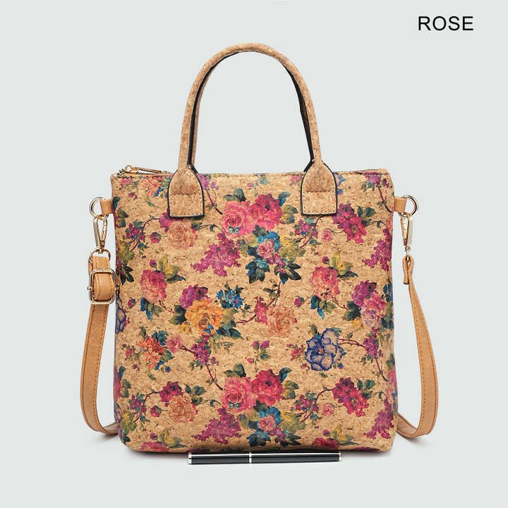 Cork Print Crossbody Bag # 26713 for wholesale by House of Milano