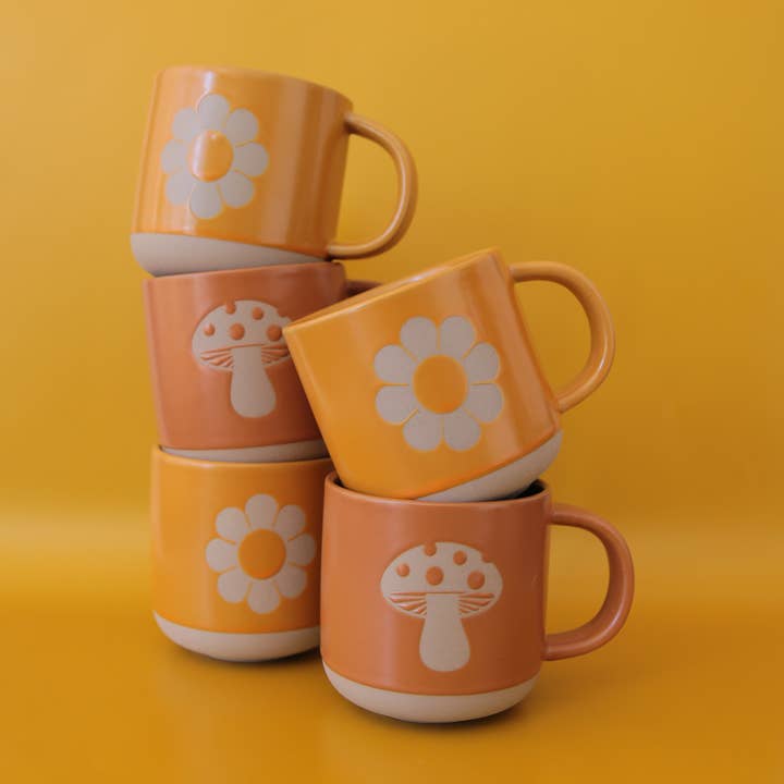 Sunshine Studios - Wholesale Coffee mug - Retro Mushroom Ceramic Mug3