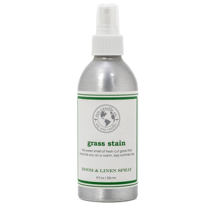 spray de chambre et de linge GRASS STAIN pour la vente par Eco Candle Company