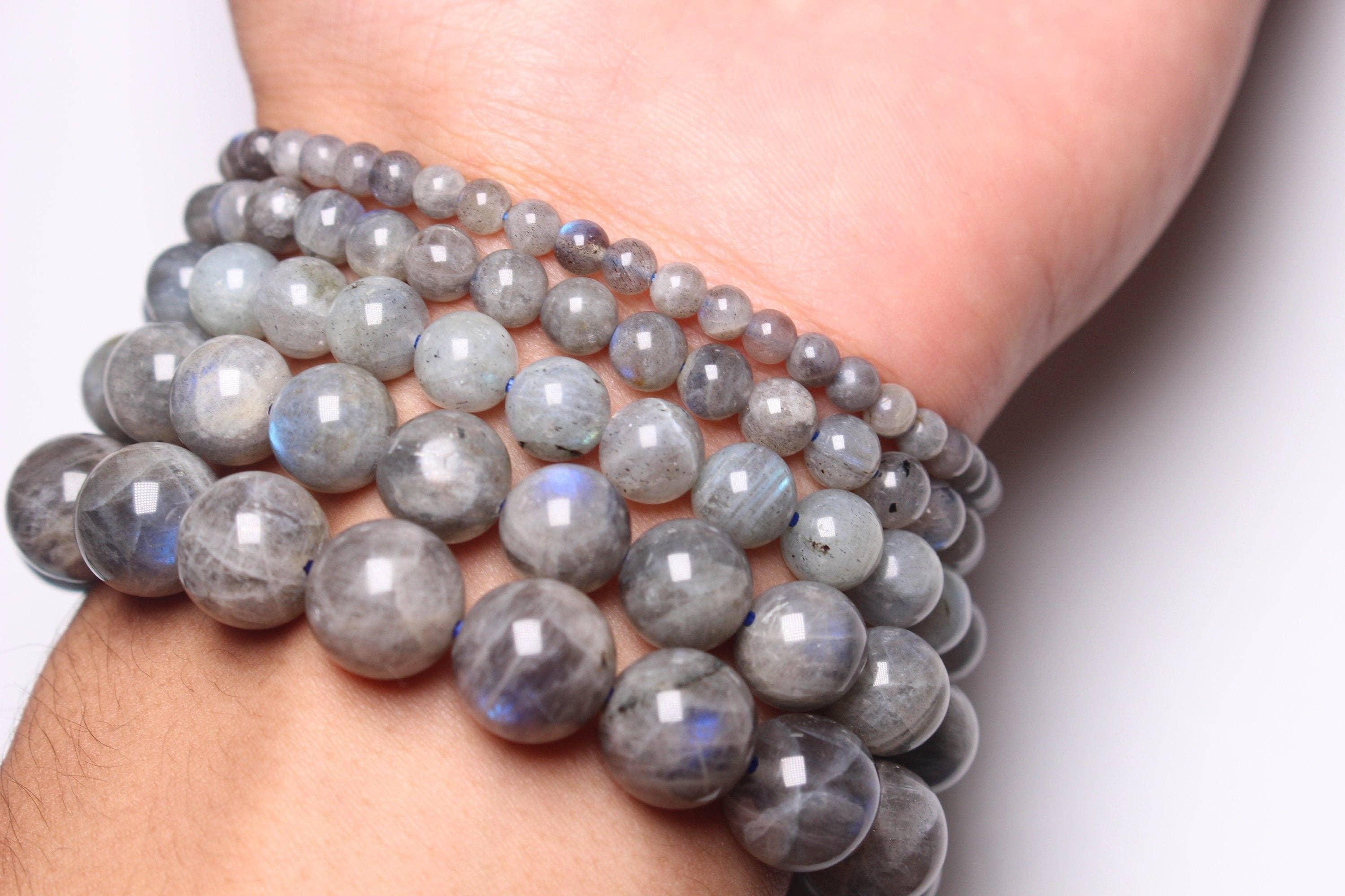 Foliesbijoux - Wholesale Beaded Bracelet - Labradorite A+ bracelet1