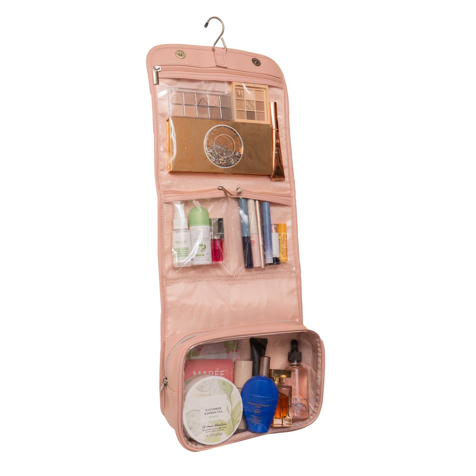 Magid - Wholesale Toiletry Bag - Women's - Joan & David The Bubble Quilted Roll Hanging Toiletry Bag4