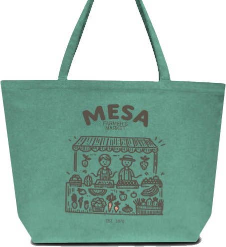 Soil Comforts - Wholesale Tote Bag - Unisex - Mesa Farmers Market Graphic Design Tote Bags0