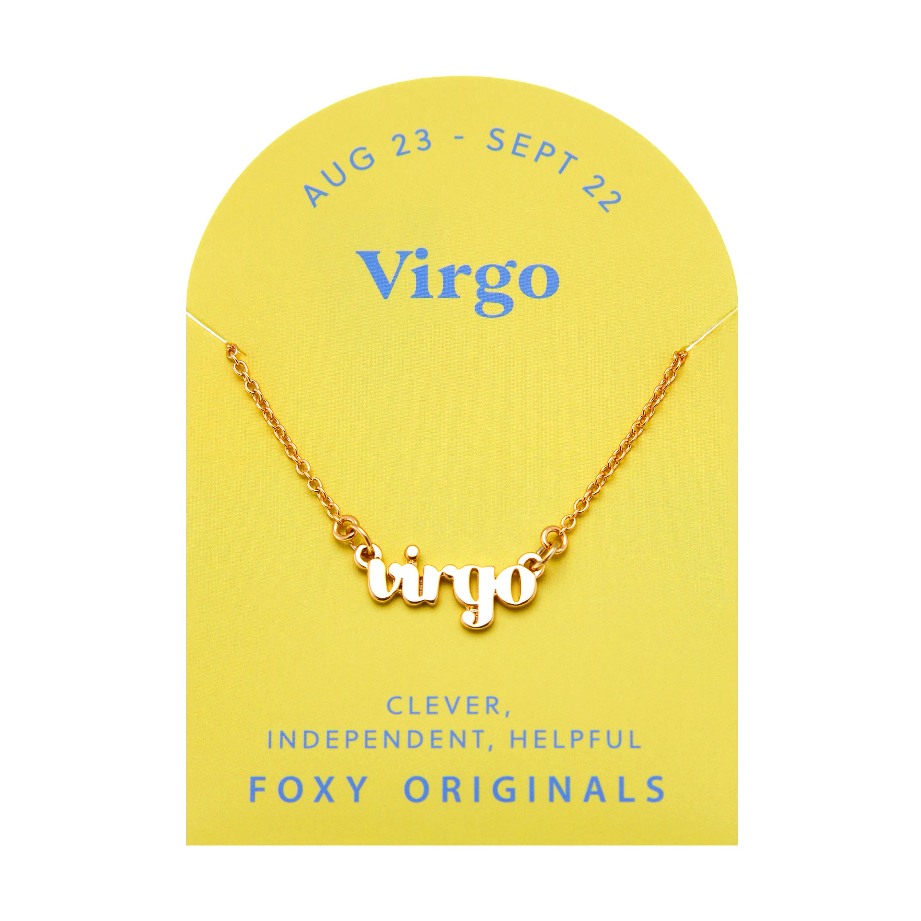 Foxy Originals - Wholesale Retailer Display - Jewelry - Zodiac Necklace Collection | Spring Horoscope Jewellery8