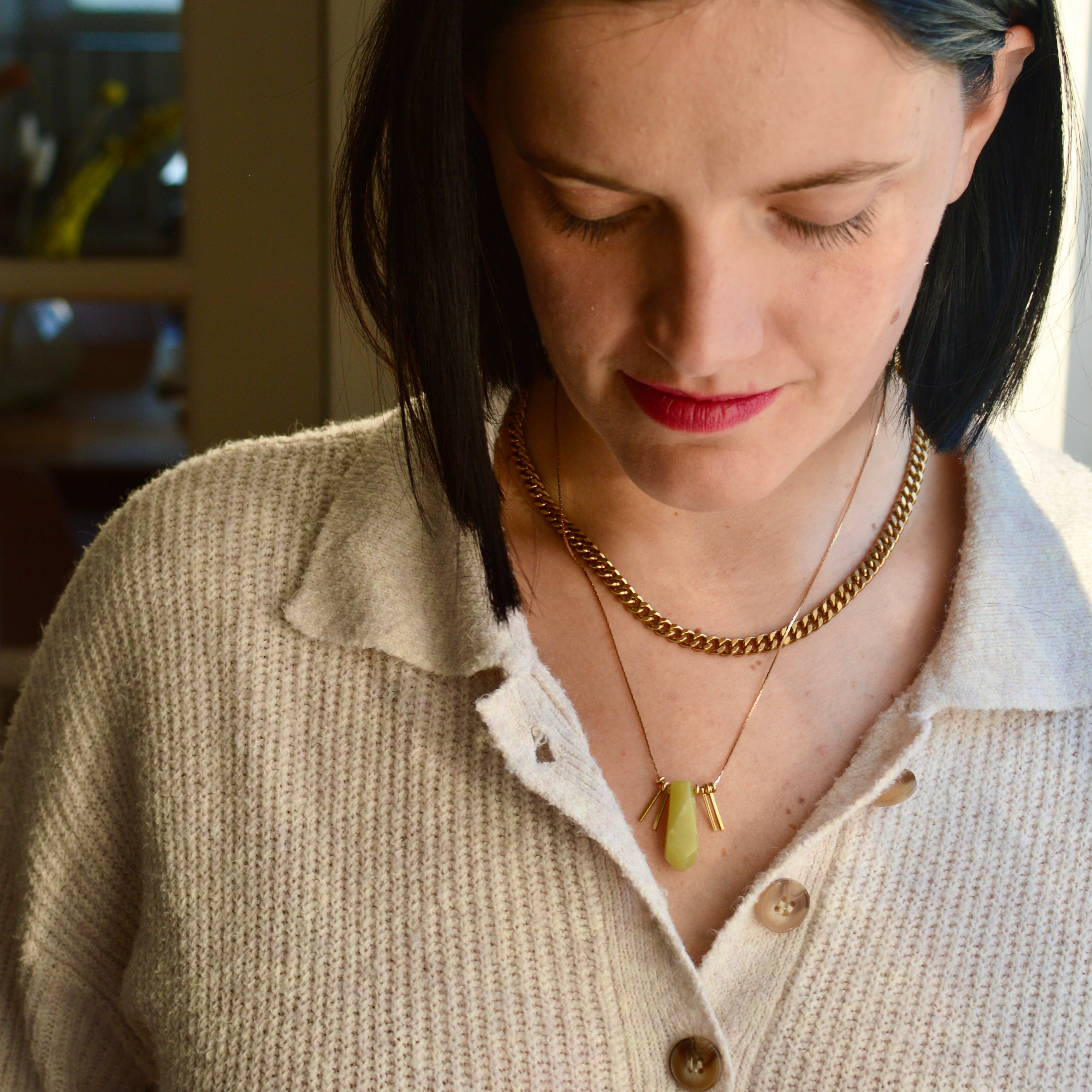 Ker-ij Jewelry – wholesale Kedjehalsband – Roxy Curb kedja halsband2