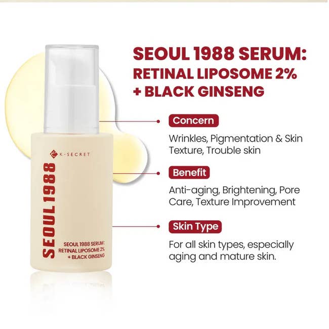 Coastside Skin - Wholesale Facial Serum/Concentrate - KSecret SEOUL 1988 SERUM RETINAL LIPOSOME 2% + BLACK GINSENG2