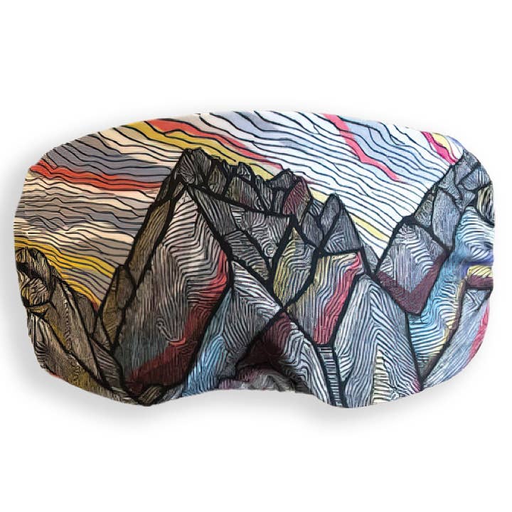 Housse de protection pour masque de ski Colisco, Montagne ondulée pour la vente par Colisco Wholesale