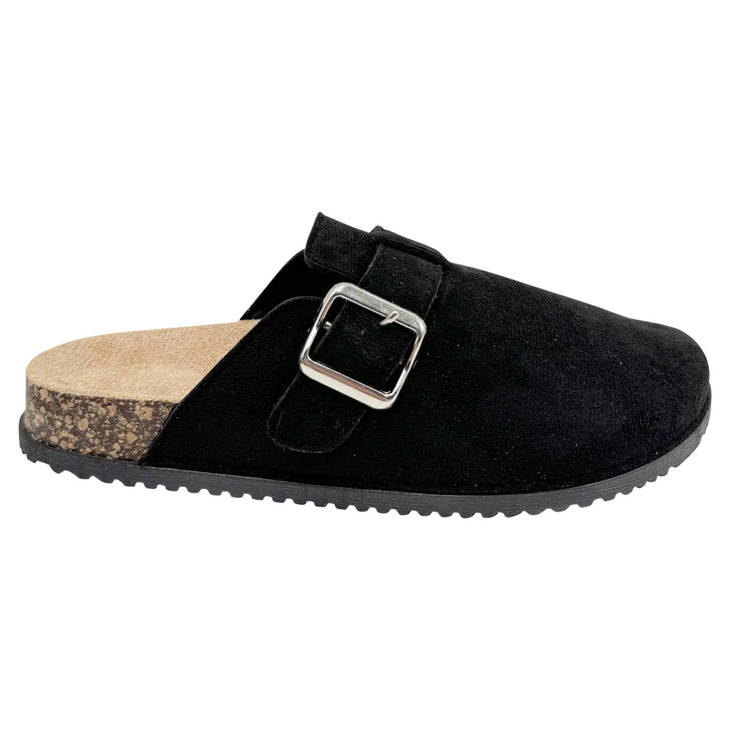 Rentoes – Großhandel Clogs – Damen – Klassische Wildleder-Clogs mit Schnalle zum Hineinschlüpfen 89113