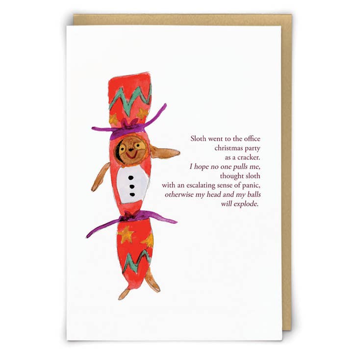 Biglietto di Auguri Cracker per la vendita all'ingrosso da parte di Redback Cards UK