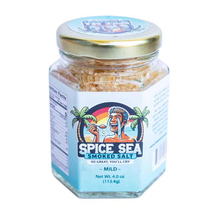 Spice Sea Smoked Salt - Mild - Coarse 4oz for wholesale by Hawaiian Sweets