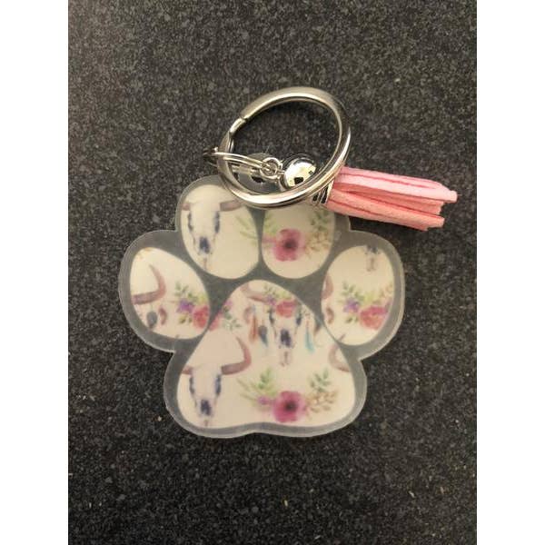 PLT Wholesale - Wholesale Keychain – Women's - Acrylic Keychains-Paw Print1