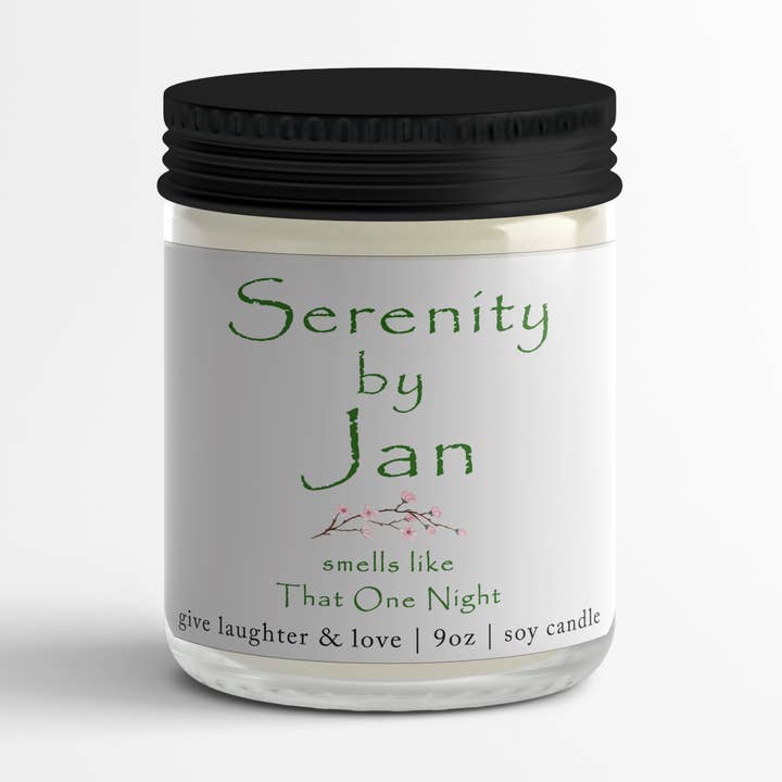 Give Laughter and Love - Wholesale Jar/Filled Candle - Serenity by Jan...Smells Like That One Night!..Grey0