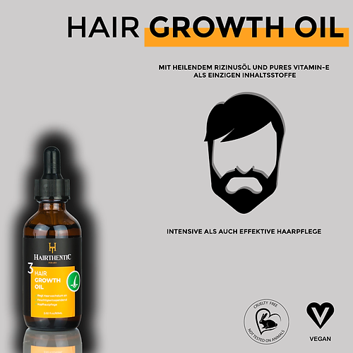 Hairthentic - Wholesale Hair Oil - Hairthentic Hair Growth Oil For Men 60ml2