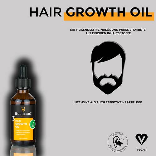Hairthentic - Wholesale Hair Oil - Hairthentic Hair Growth Oil For Men 60ml2