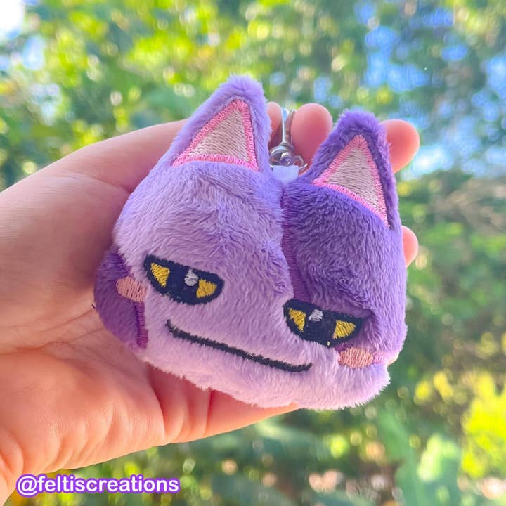 Bob Plush Keychain for wholesale by Cozy Cat Muffin Factory