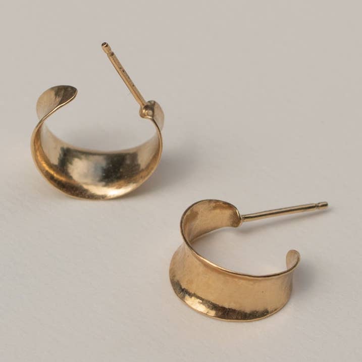 YEWŌ Collective - Wholesale Dangle Earrings - Tazara Hoops (Sm / Lg)0