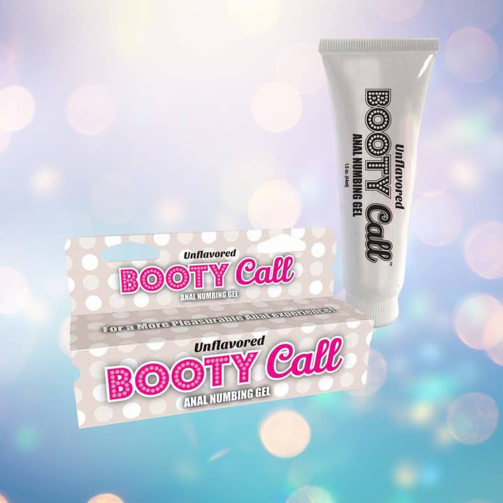 Little Genie Productions - Wholesale Delay Gel - Booty Call Anal Numbing Gel- Unflavored 1.5oz